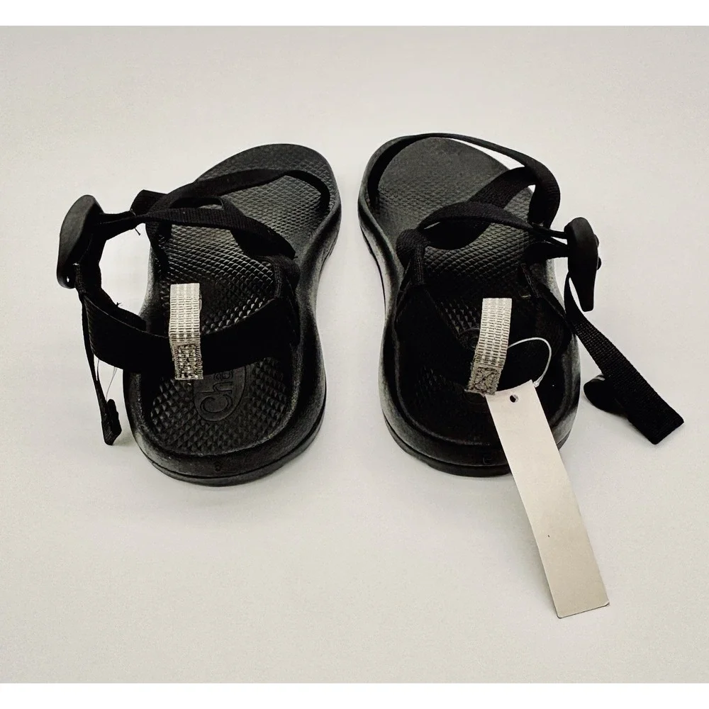 Chaco Z/1 EcoTread Outdoors Walking Sandal Big Kid Black - Unisex Size 6M New